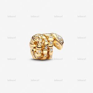 Pandora Curled Snake Charm|Pendant